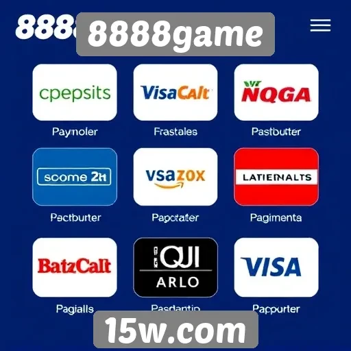 8888game: uma visão sobre os métodos de pagamento aceitos